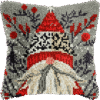 Festive Nordic Gnome - Latch Hook Pillowcase Kit