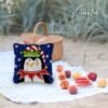 Festive Penguin - Latch Hook Pillow Kit