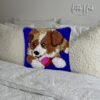 Fetch Time - Latch Hook Pillow Kit