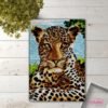 Fierce Leopard - Latch Hook Rug Kit