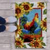 Fighting Rooster - Latch Hook Rug Kit