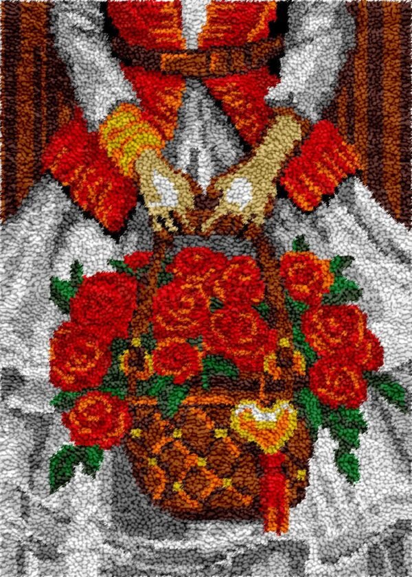 Flower Girl - Latch Hook Rug Kit