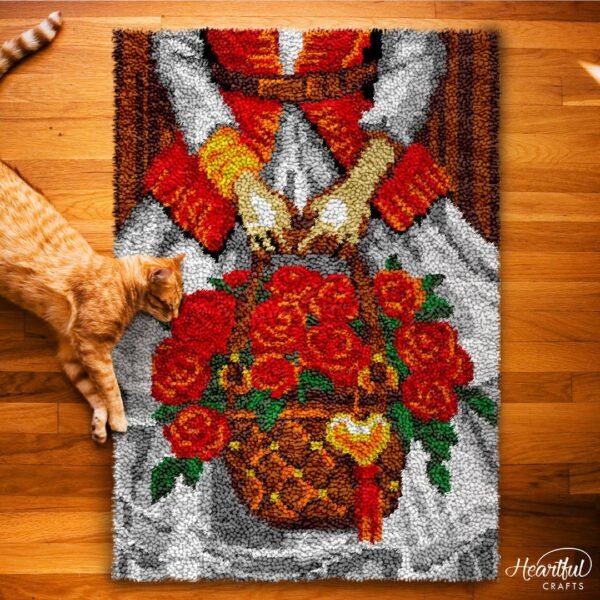 Flower Girl - Latch Hook Rug Kit