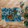 Flowers and Butterflies - Latch Hook Rug Kit