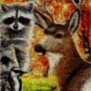 Forest Animals - Latch Hook Rug Kit