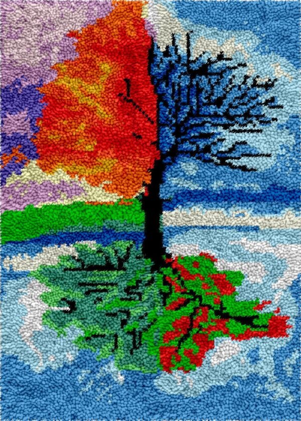 Four Seasons - Latch Hook Rug Kit
