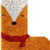Fox Socks - Latch Hook Stockings Kit