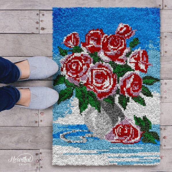 Fragrant Blooms - Latch Hook Rug Kit