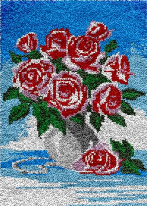 Fragrant Blooms - Latch Hook Rug Kit