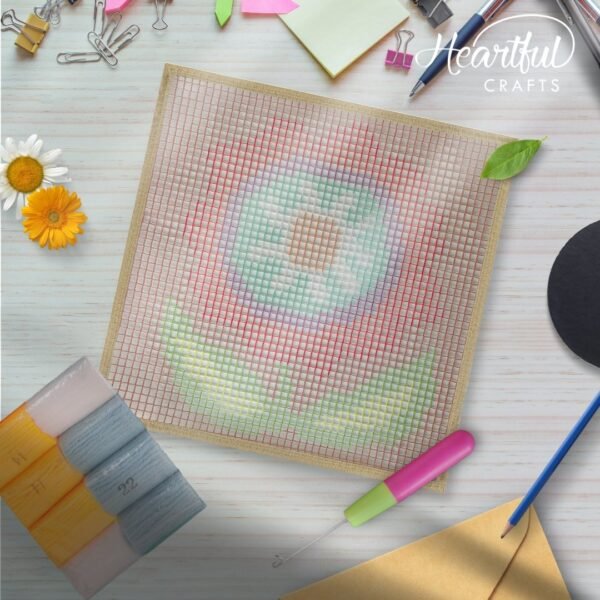 Fresh Flower - Latch Hook Kit for Kids