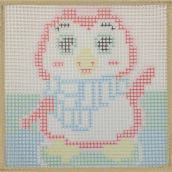 Friendly Penguin - Latch Hook Kit for Kids