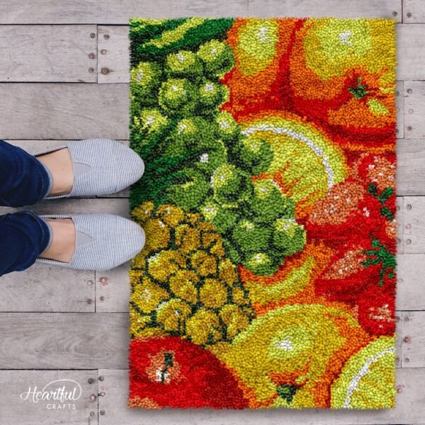 Fruit Basket - Latch Hook Rug Kit