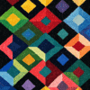 Geometric Diamonds - Latch Hook Rug Kit