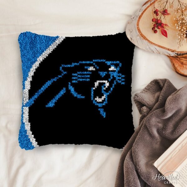 Go Panthers! - Latch Hook Pillow Kit