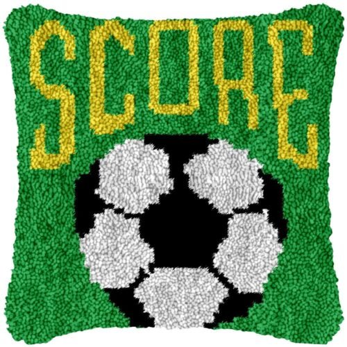Goal - Latch Hook Pillow Kit