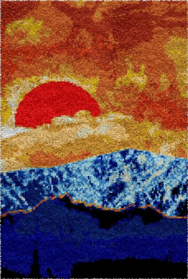 Golden Hour - Latch Hook Rug Kit