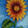 Golden Sunflower - Latch Hook Rug Kit