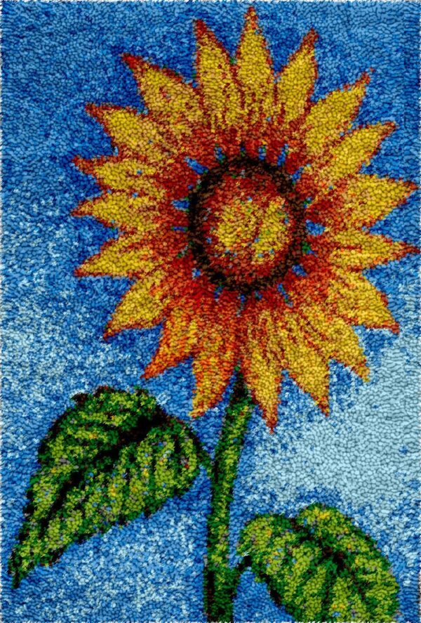 Golden Sunflower - Latch Hook Rug Kit
