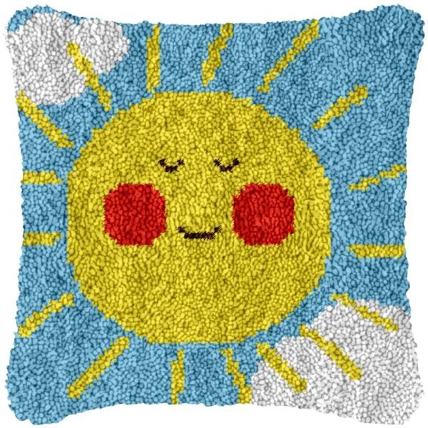 Good Morning - Latch Hook Pillow Kit