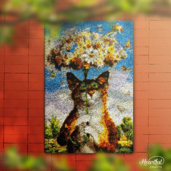 Goofy Cat - Latch Hook Rug Kit