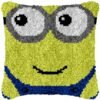 Goofy Minion - Latch Hook Pillow Kit