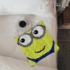 Goofy Minion - Latch Hook Pillow Kit
