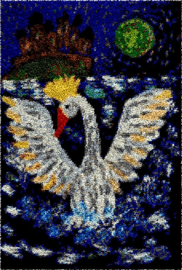 Graceful Swan - Latch Hook Rug Kit