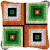 Gradient Squares - Latch Hook Pillow Kit