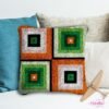 Gradient Squares - Latch Hook Pillow Kit