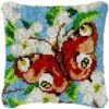 Grand Moth - Latch Hook Pillow Kit