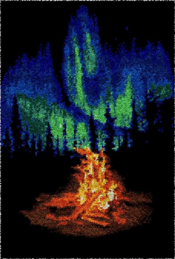 Great Bonfire - Latch Hook Rug kit