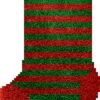 Green and Red Stripes - Latch Hook Stockings Kit