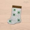 Green Sparkle - Latch Hook Stockings Kit