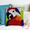 Hello Parrot - Latch Hook Pillow Kit