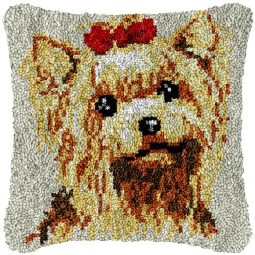 Highland Terrier - Latch Hook Pillow Kit