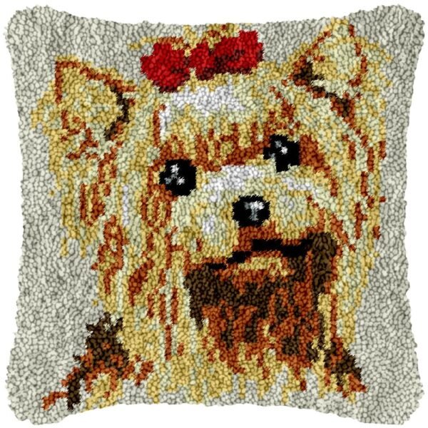 Highland Terrier - Latch Hook Pillow Kit