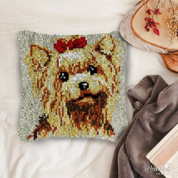 Highland Terrier - Latch Hook Pillow Kit