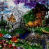 Hobbit Town - Latch Hook Rug Kit