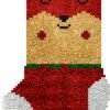 Holiday Fox - Latch Hook Stockings Kit