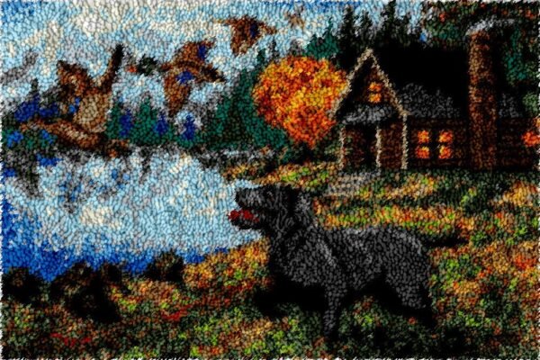 Hometown Cottage - Latch Hook Rug Kit