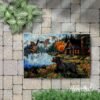 Hometown Cottage - Latch Hook Rug Kit
