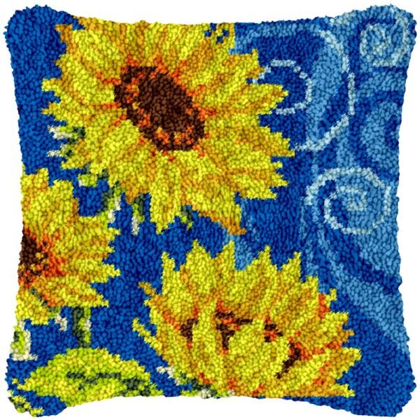 Hope and Positivity - Latch Hook Pillow Kit