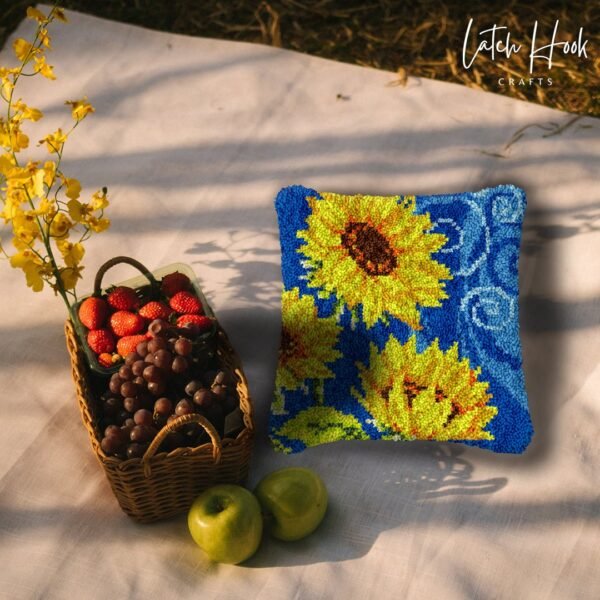 Hope and Positivity - Latch Hook Pillow Kit