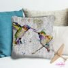 Hummingbirds - Latch Hook Pillow Kit