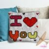 Innocent Love - Latch Hook Pillow Kit