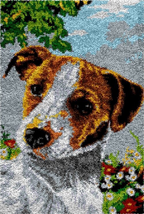 Jack Russell - Latch Hook Rug Kit