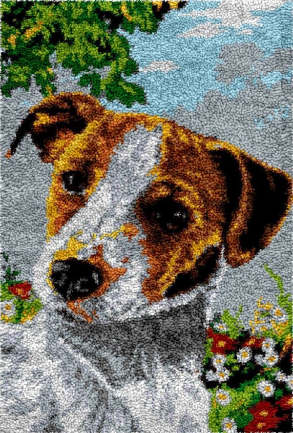 Jack Russell - Latch Hook Rug Kit