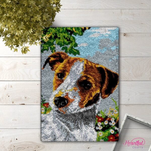 Jack Russell - Latch Hook Rug Kit