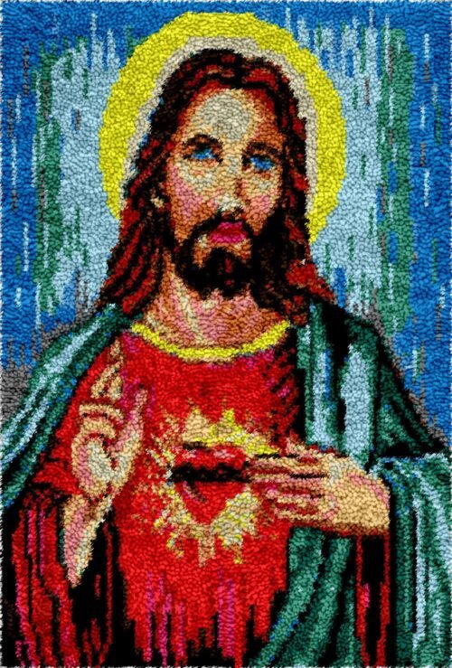 Jesus Christ - Latch Hook Rug Kit