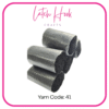 Jet Black Latch Hook Yarn